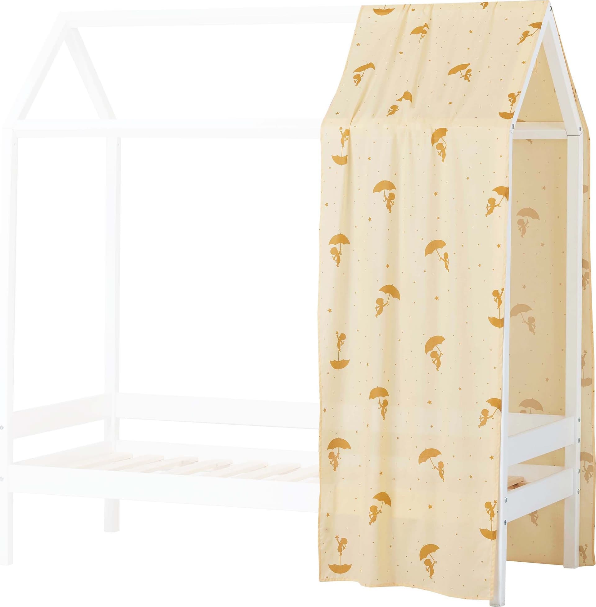 Tenda Hoppekids Ole Lukoie per letto di casa 70x160 cm - Giallo