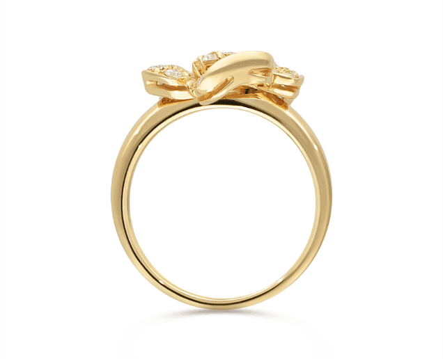 LEO PIZZO - Anello Flora oro giallo - 3