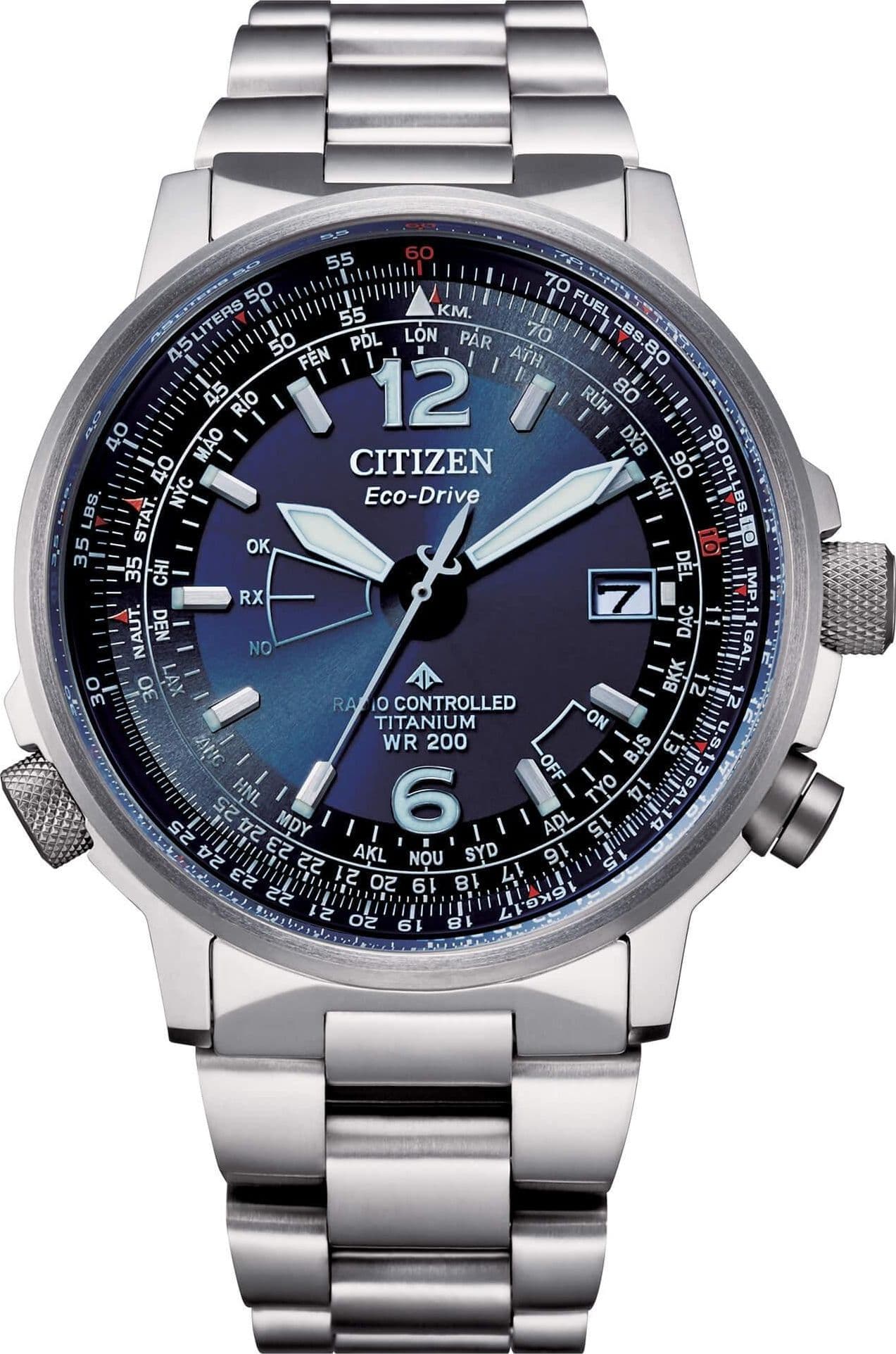 CITIZEN - Orologio Pilot Super Titanio