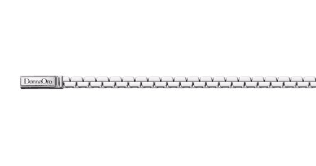 Elements Bracciale da uomo argento rodiato