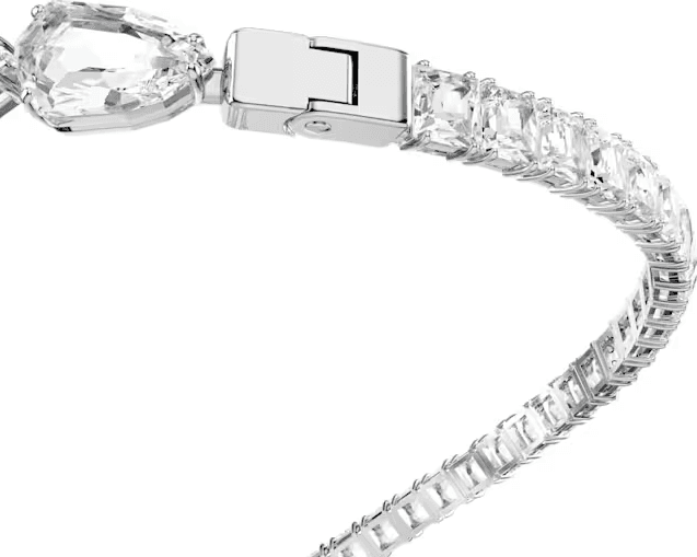 SWAROVSKI - Collana aperta Matrix Taglio misto, Bianca, Placcato rodio in Collane Alba Gioielli - Casoria, commercioVirtuoso.it