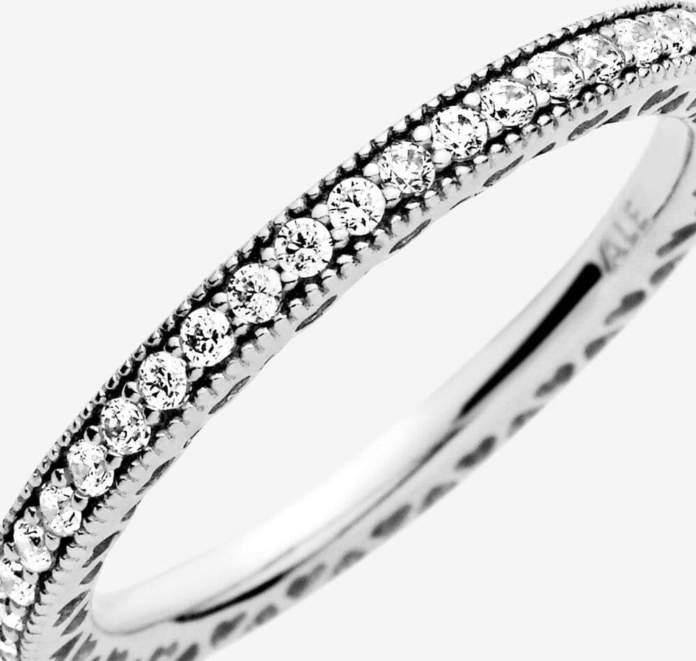 Pandora Anello pietre scintillanti e cuori - 4