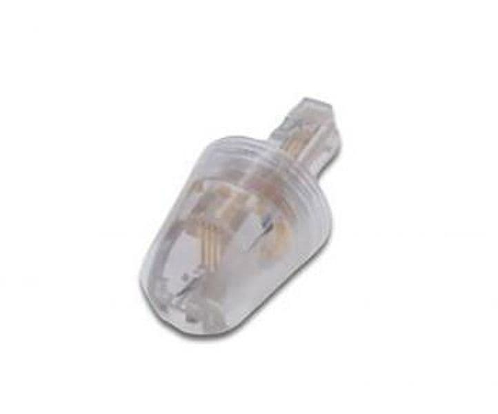 Plug Telefonico RJ11 Maschio 4 Poli 4 Contatti Antiattorcigliamento - 12