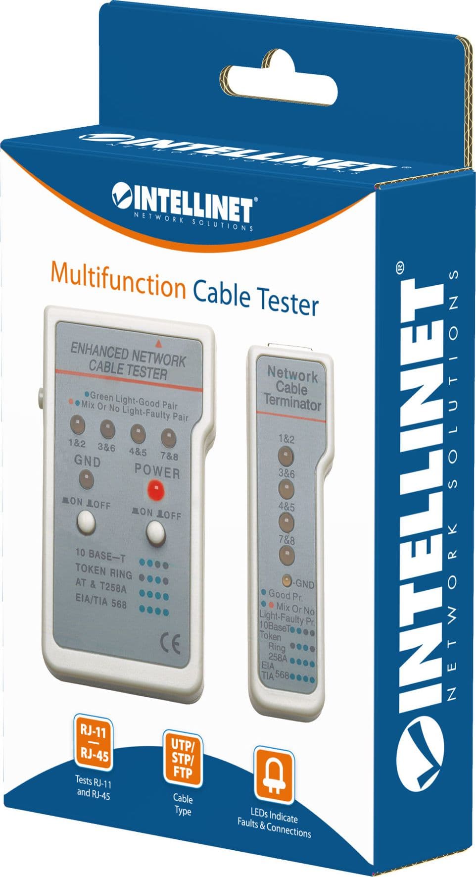 Tester Multifunzione per Cavi di Rete RJ45 / RJ11 - 11
