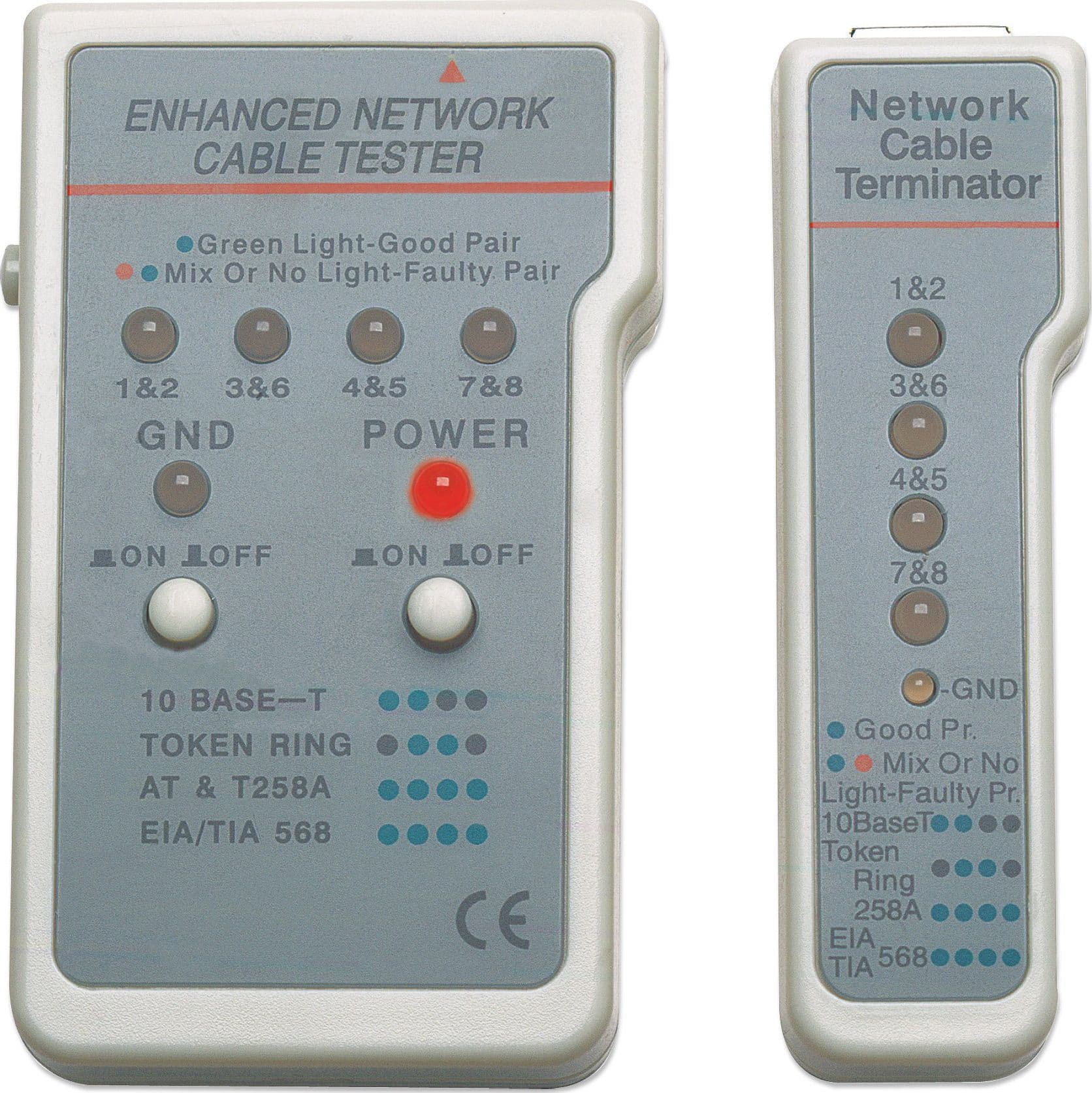 Tester Multifunzione per Cavi di Rete RJ45 / RJ11 - 8