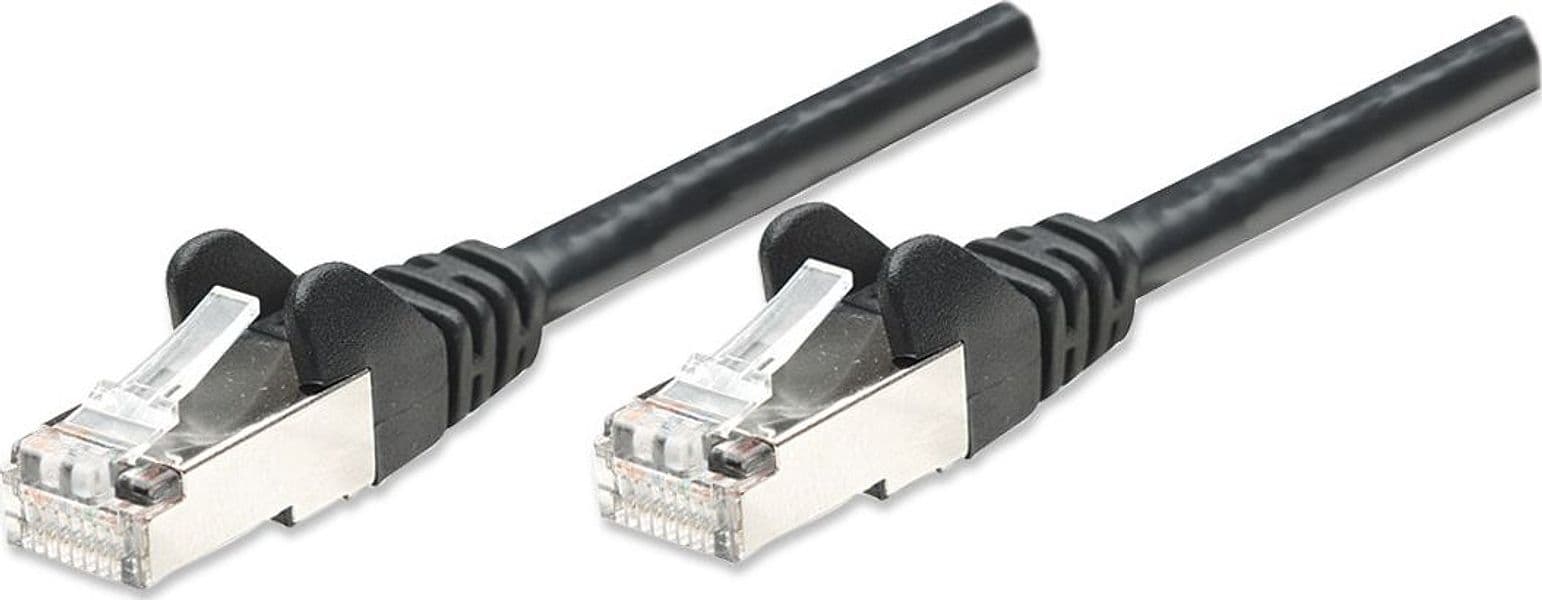 Cavo di rete Patch in Rame Schermato Cat. 5e Nero F/UTP 0,5 m - 7