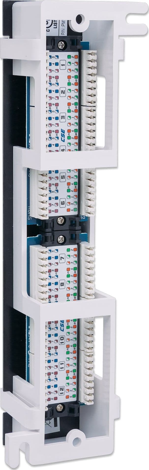 Pannello Patch 12 Porte UTP Cat5e Installazione a Muro - 15