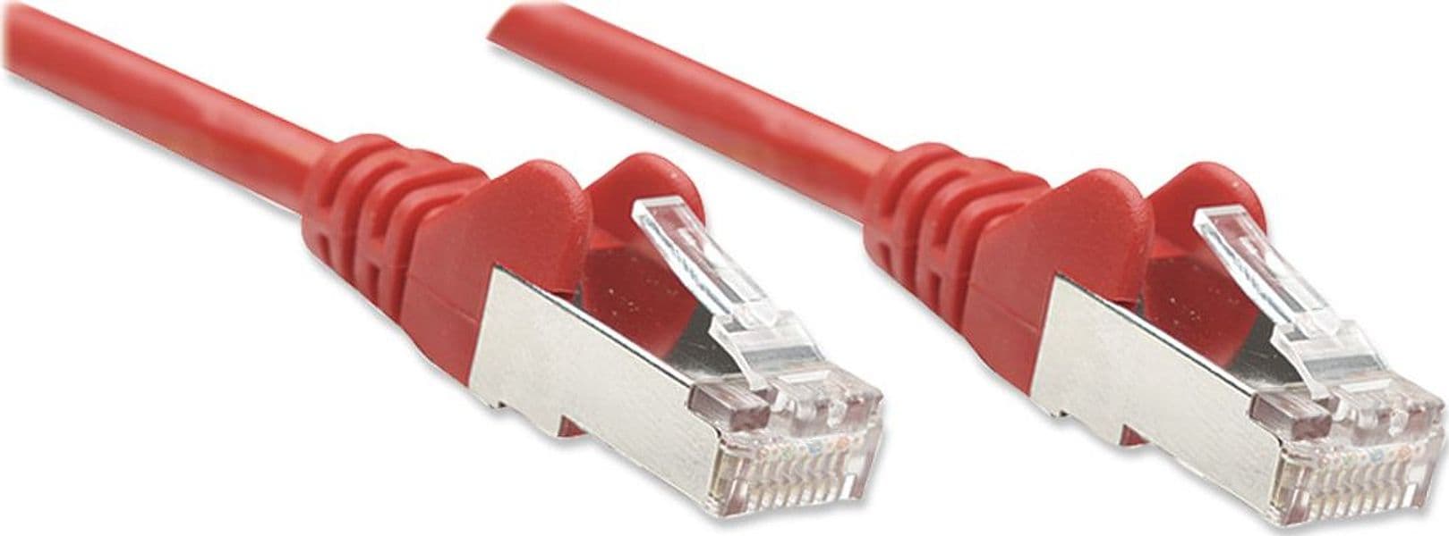 Cavo di rete Patch in Rame Schermato Cat. 5e Rosso F/UTP 15 m - 10