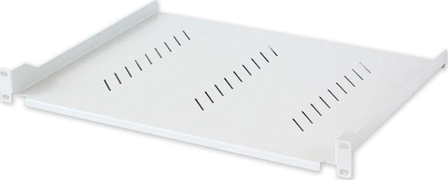 Mensola per Rack 19'' 350 mm 1U Grigia 2 punti - 6