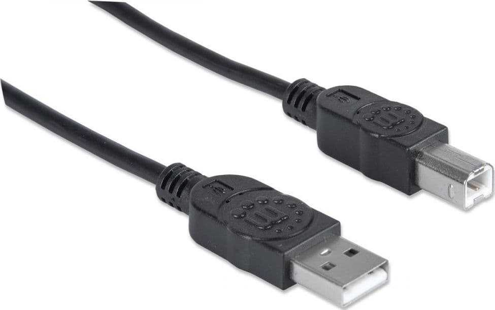 Cavo USB 2.0 A maschio/B maschio 0,5m Nero - 21
