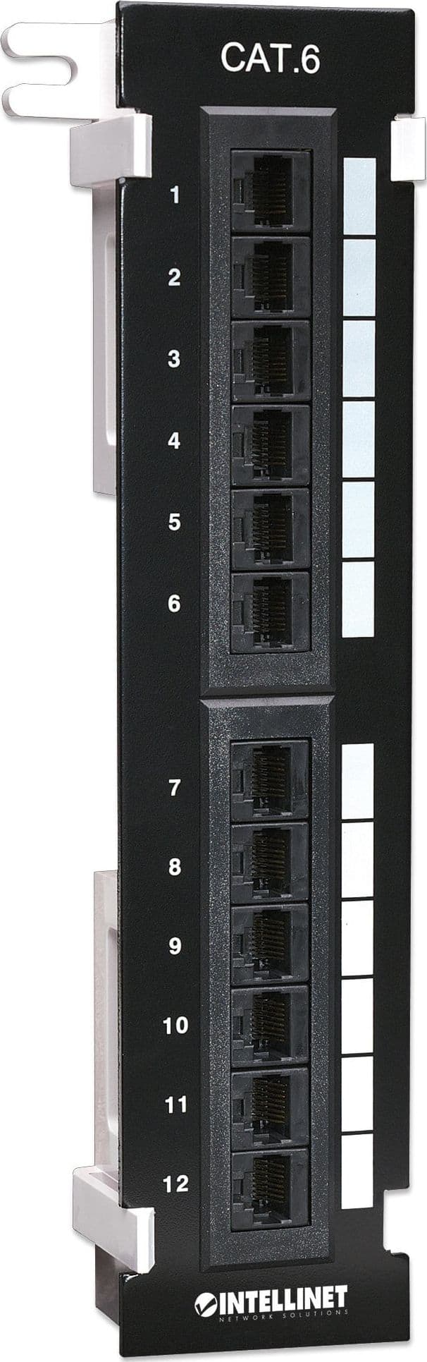 Pannello Patch 12 Porte UTP Cat6 Installazione a Muro - 13