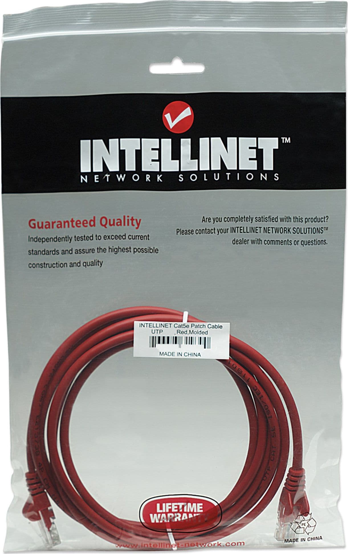 Cavo di rete Patch in Rame Cat. 5e Rosso UTP 5 m - 9