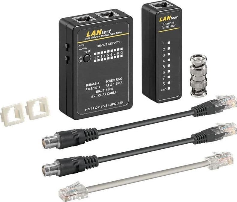 Tester Professionale RJ45 e BNC - 8