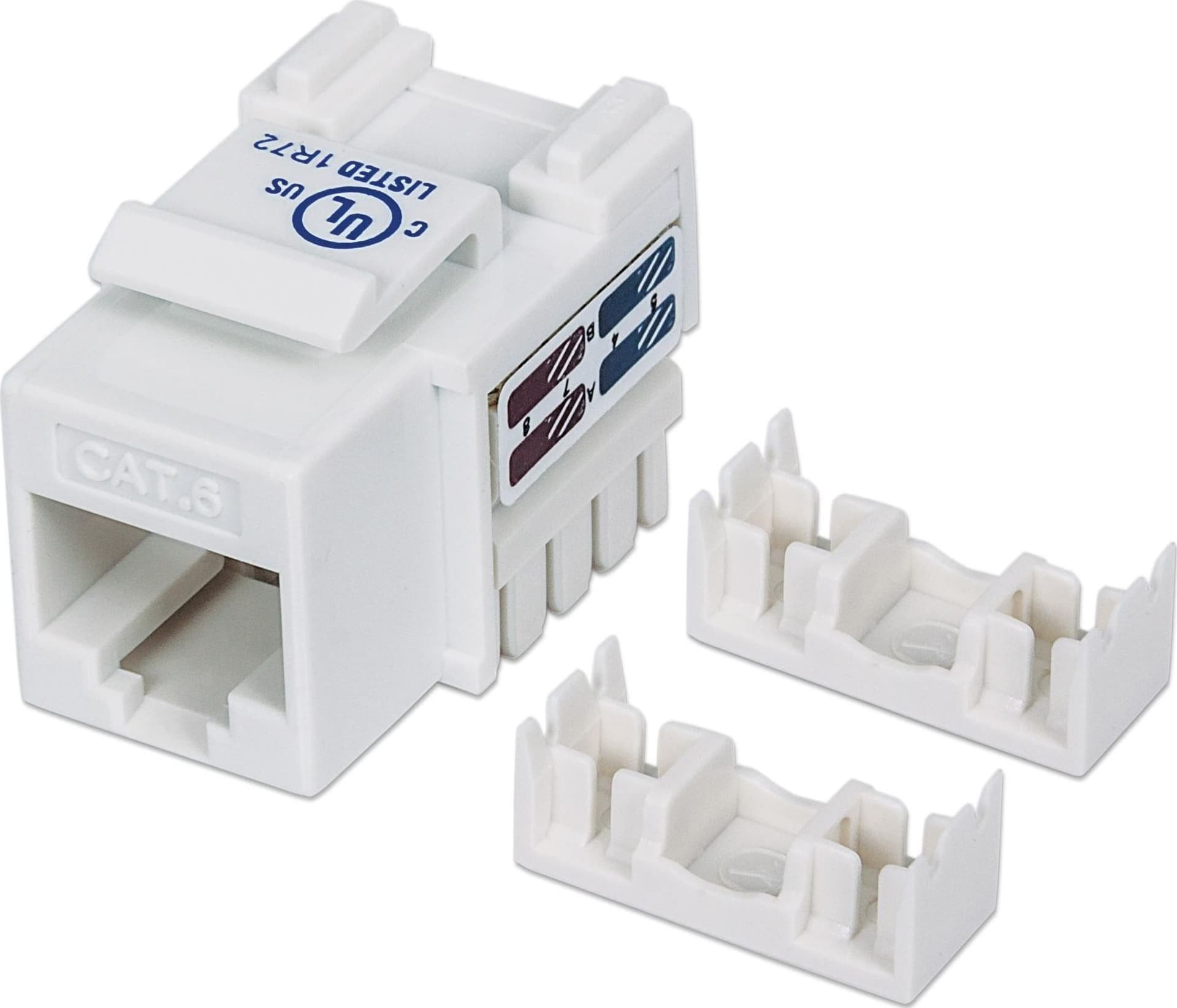 Frutto Keystone RJ45 Cat.6 UTP non schermato Bianco - 4