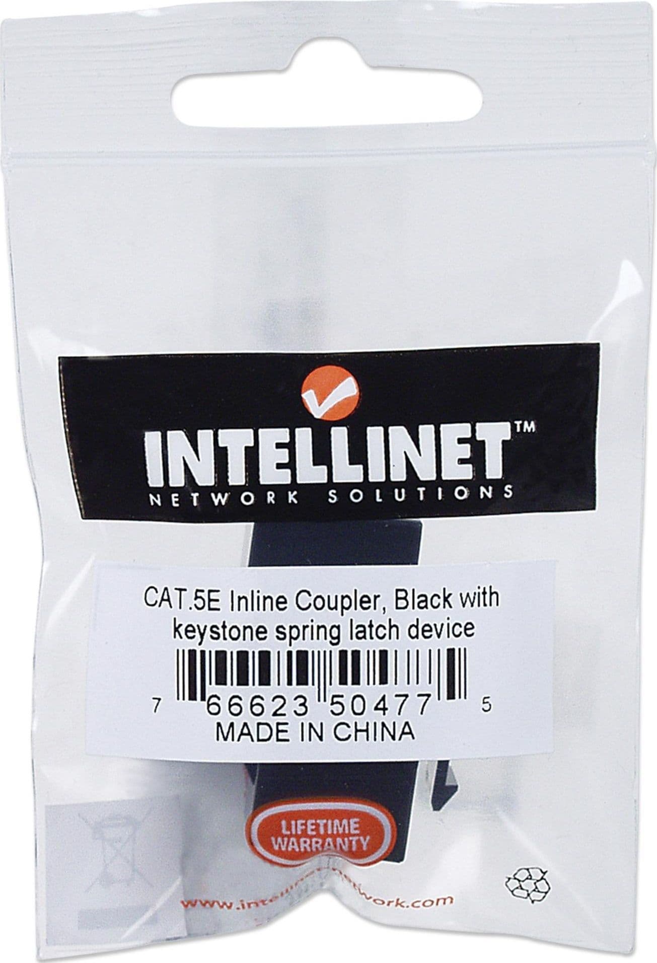 Accoppiatore RJ45 F/F UTP Cat5e Keystone Nero - 9