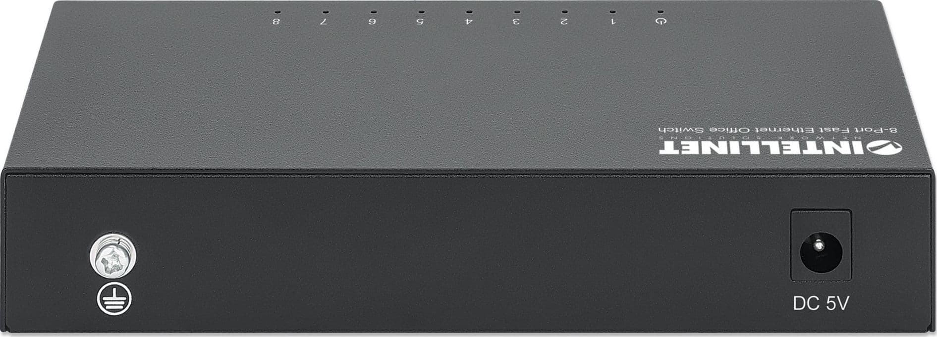 Switch Hub Ethernet 10/100Mbps 8 Porte Desktop in Metallo - 12