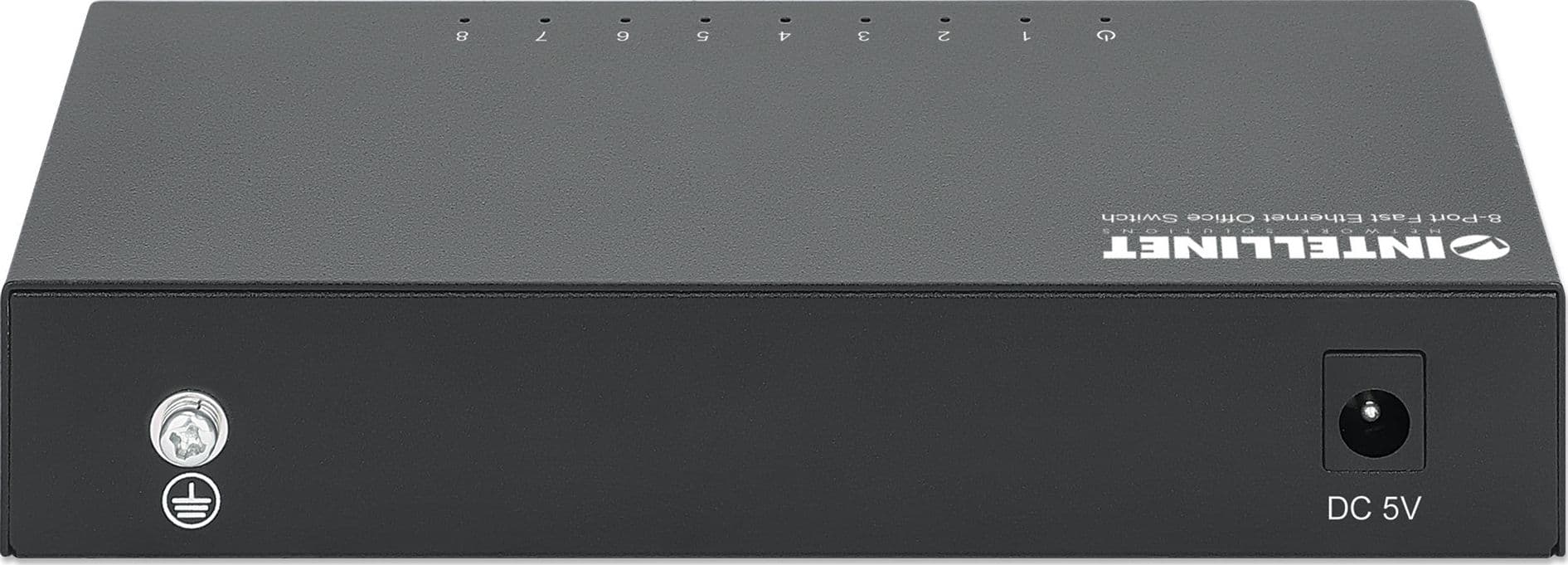 Switch Hub Ethernet 10/100Mbps 8 Porte Desktop in Metallo - 9