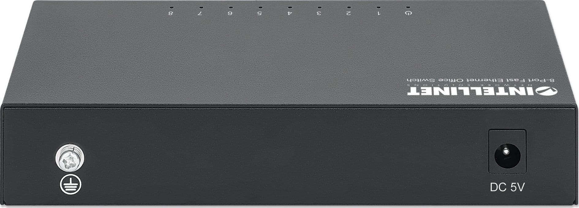 Switch Hub Ethernet 10/100Mbps 8 Porte Desktop in Metallo - 10