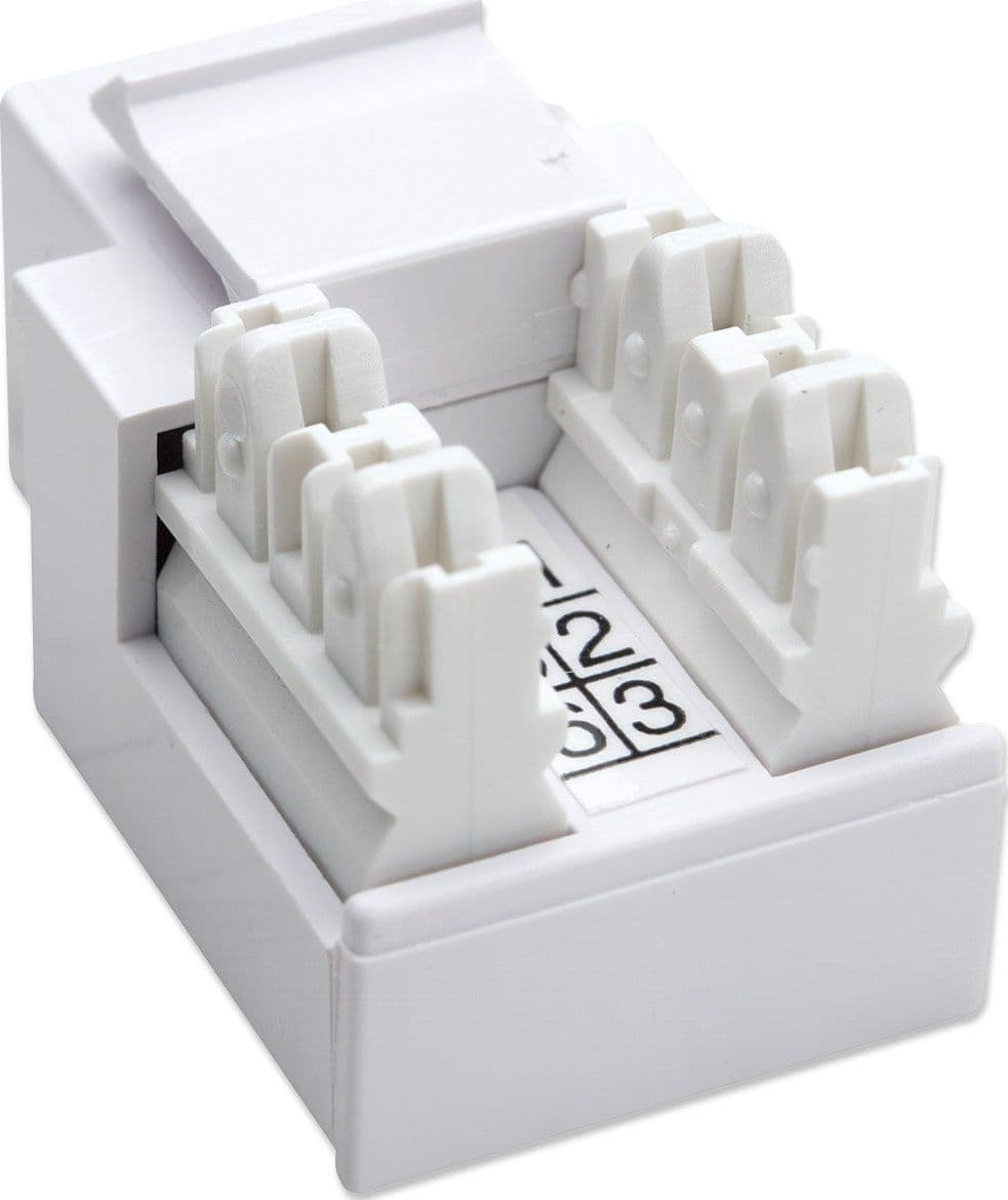 Frutti Telefonici RJ11/RJ12 Keystone Bianco - 13