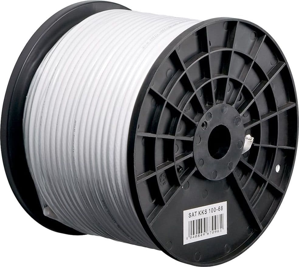 Cavo Coassiale Antenna TV Digitale Classe A 6.8mm 75ohm 250m - 7