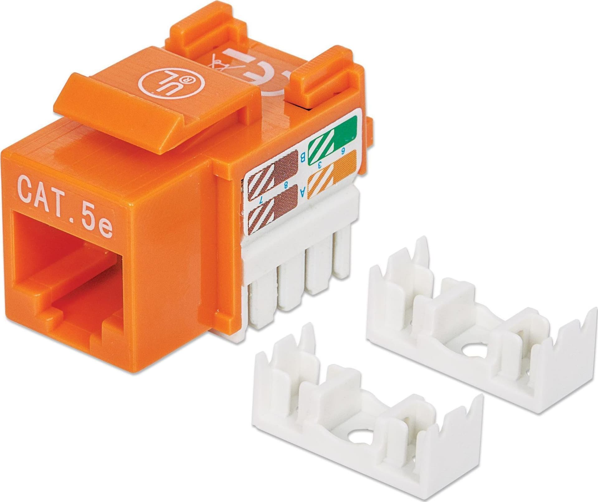 Frutto Keystone RJ45 Cat5e UTP Arancione in Cavi Ethernet Scontolo.net - Potenza, commercioVirtuoso.it