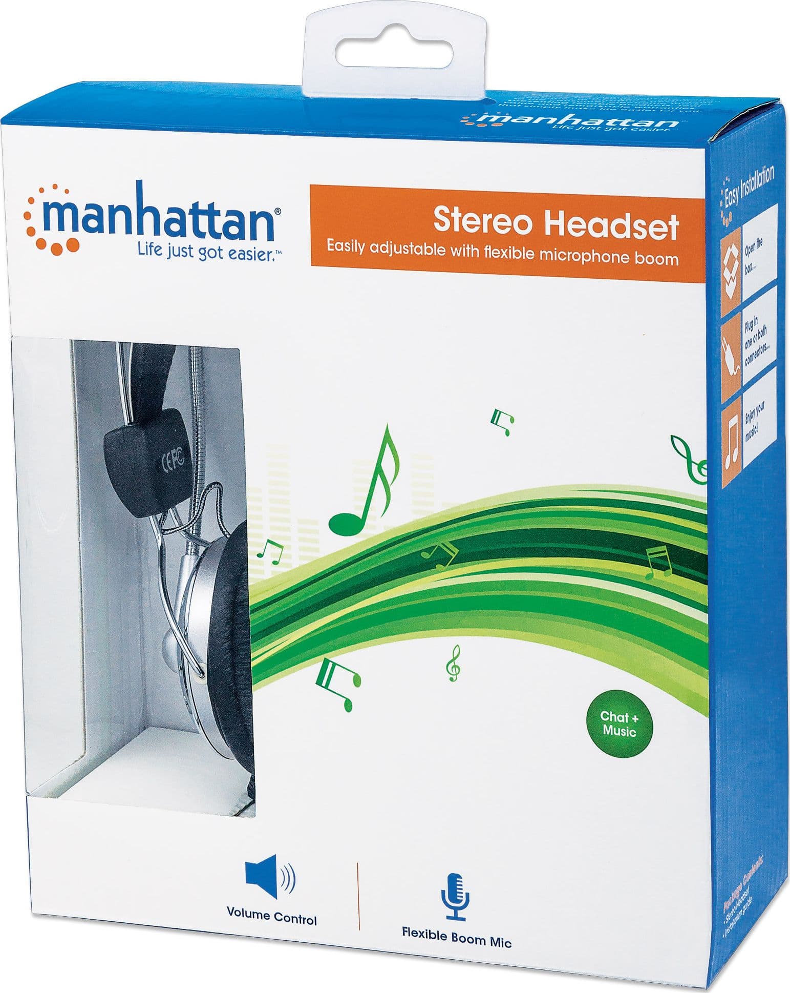Cuffia Stereo con Microfono con Asta Flessibile - 5
