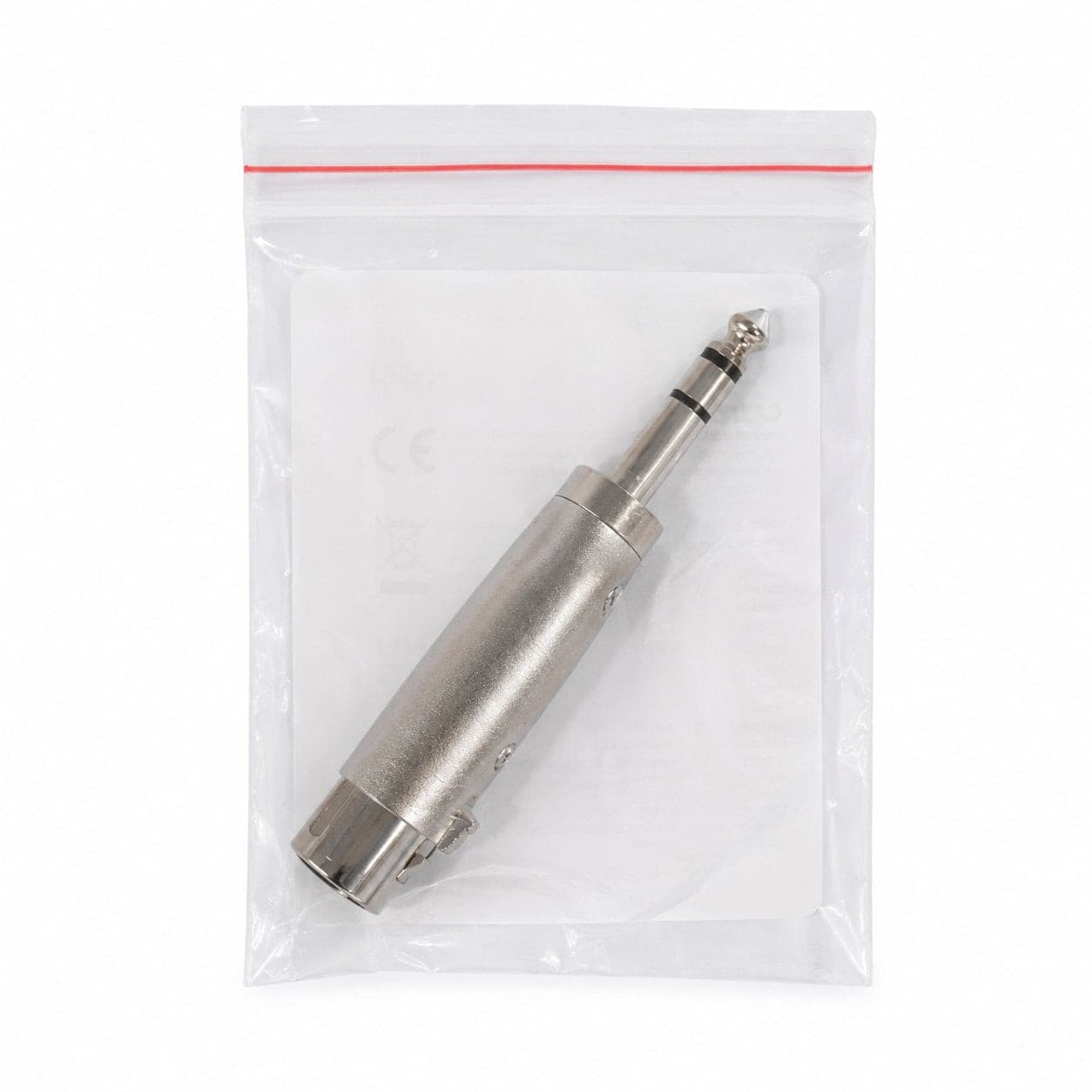 Adattatore XLR Cannon Femmina ad Audio 6,35mm Maschio Stereo - 4