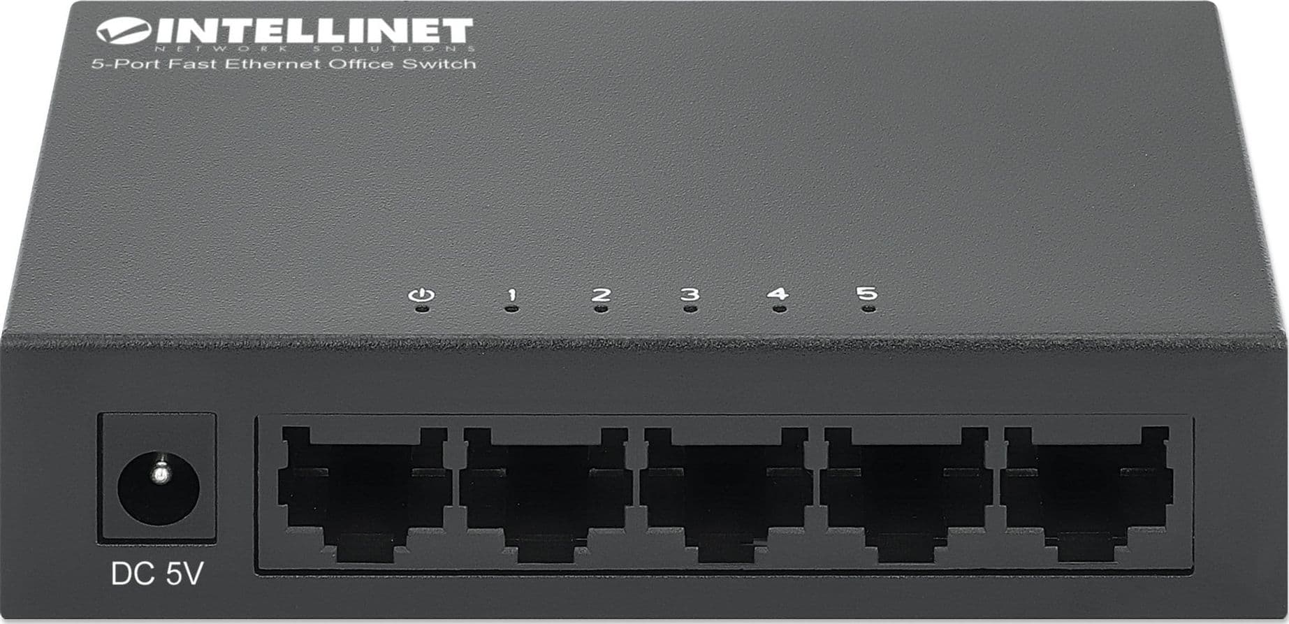 Switch Hub ethernet 10/100Mbps 5 porte desktop in metallo - 13