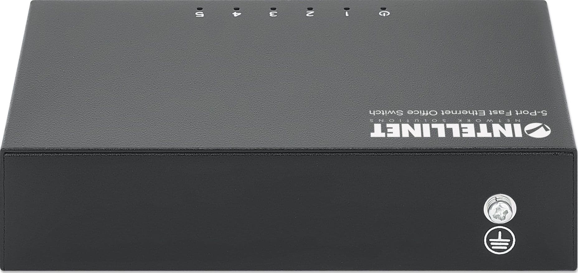 Switch Hub ethernet 10/100Mbps 5 porte desktop in metallo - 14