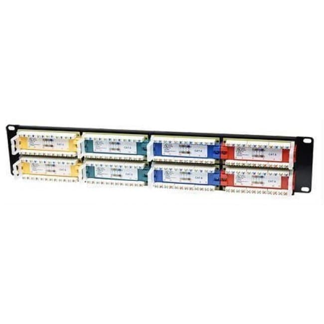 Pannello Patch UTP 48 Porte Cat.6 Codifica Colorata - 9
