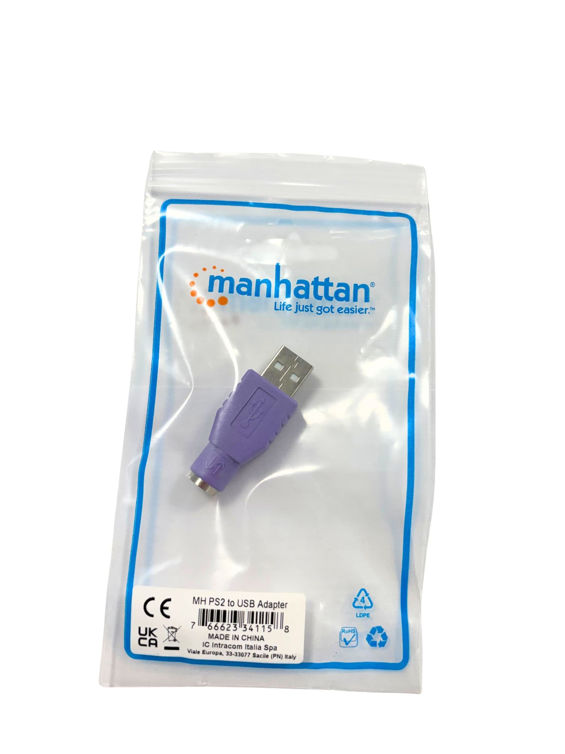 Adattatore PS2 femmina/USB A maschio - 8