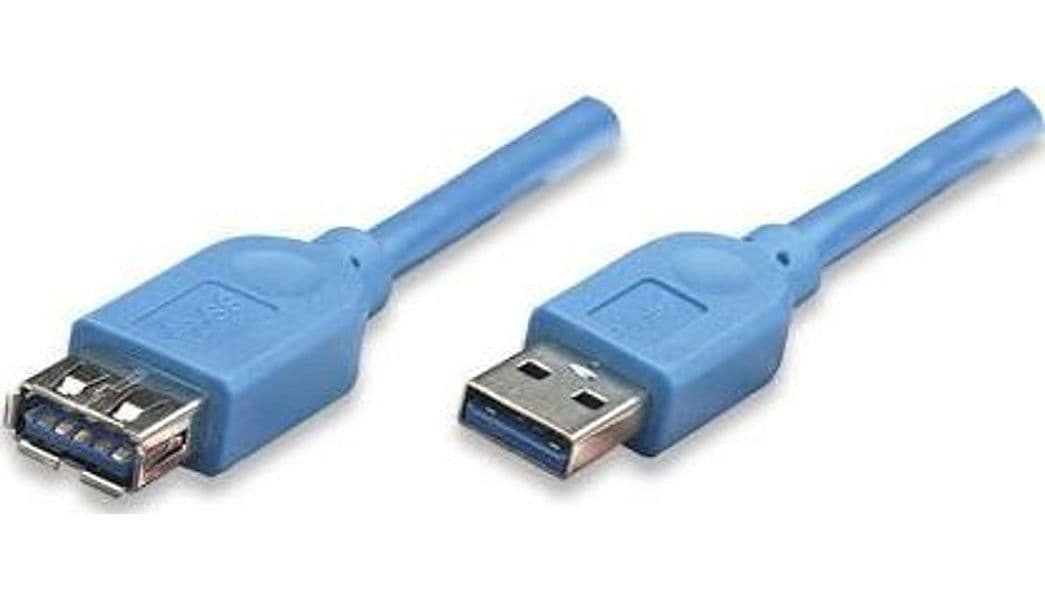 Cavo Prolunga USB 3.2 Superspeed A maschio/A femmina 1m Blu - 16