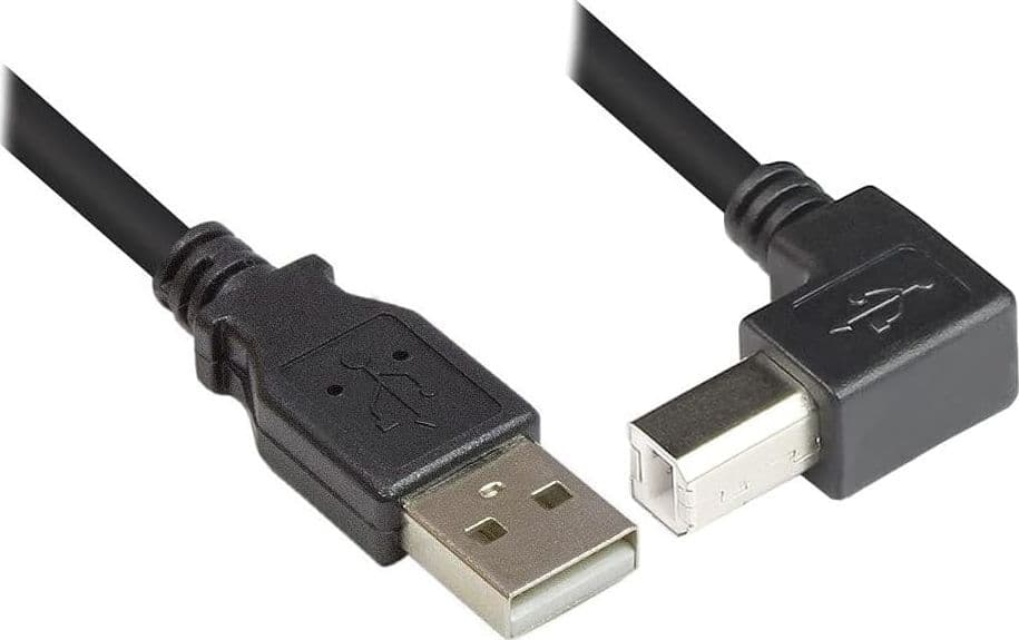 Cavo USB 2.0 A maschio/B maschio angolato 1 m - 8