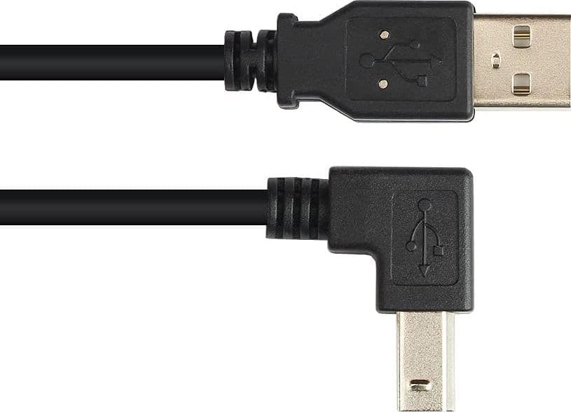 Cavo USB 2.0 A maschio/B maschio angolato 2m - 10