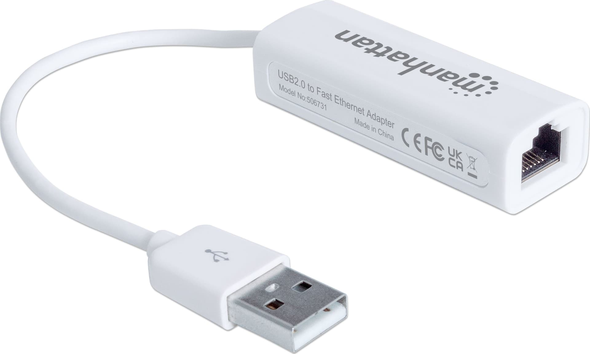 Adattatore USB 2.0 con porta Ethernet LAN 100Mbps - 4