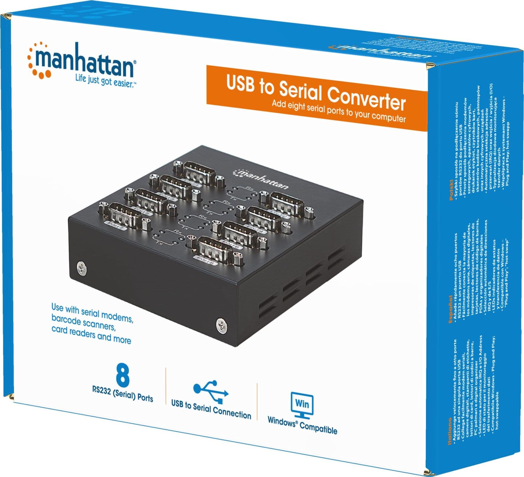 Convertitore da USB a 8 porte seriali - 10