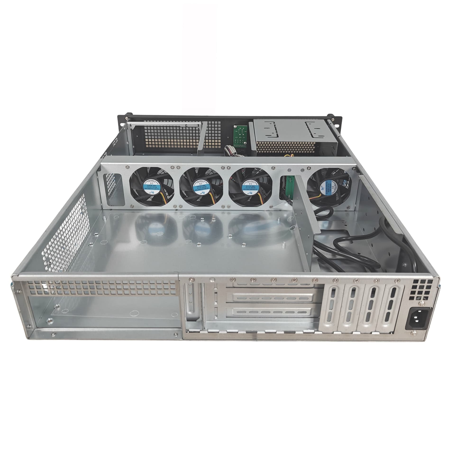Chassis Industriale da Rack 19'' 2U Nero - 10