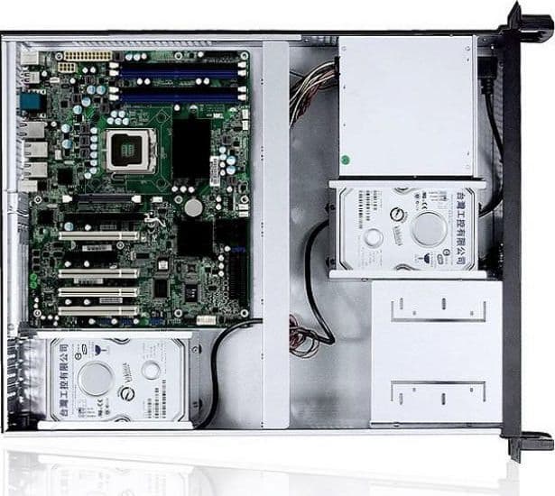 Chassis Industriale da Rack 19'' 2U Nero - 7