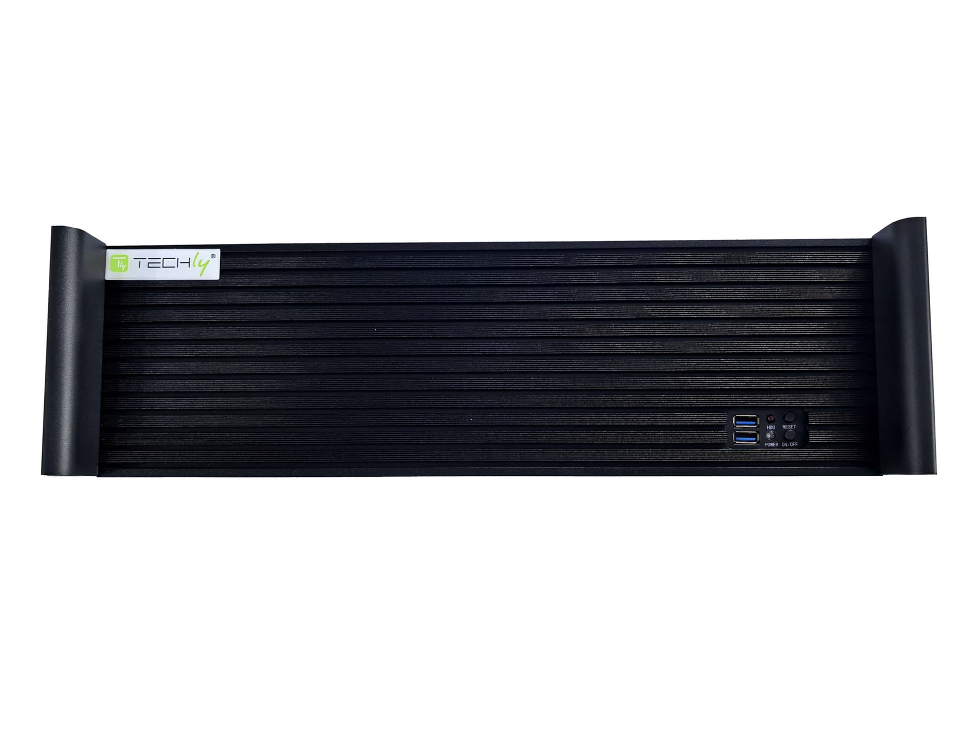 Chassis Industriale da Rack 19'' 3U Ultra Compatto Nero - 10