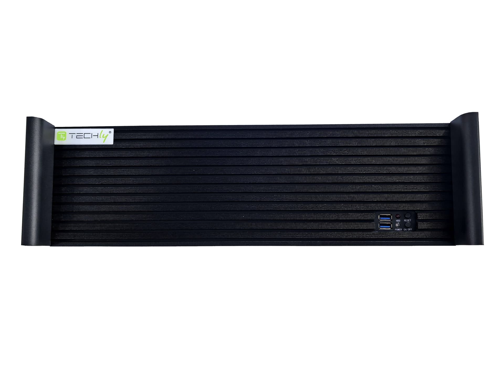 Chassis Industriale da Rack 19'' 3U Ultra Compatto Nero - 16