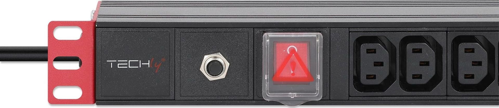 Multipresa 4 IT + 6 VDE da Rack 19'' con Interruttore Spina Italiana 1U - 17