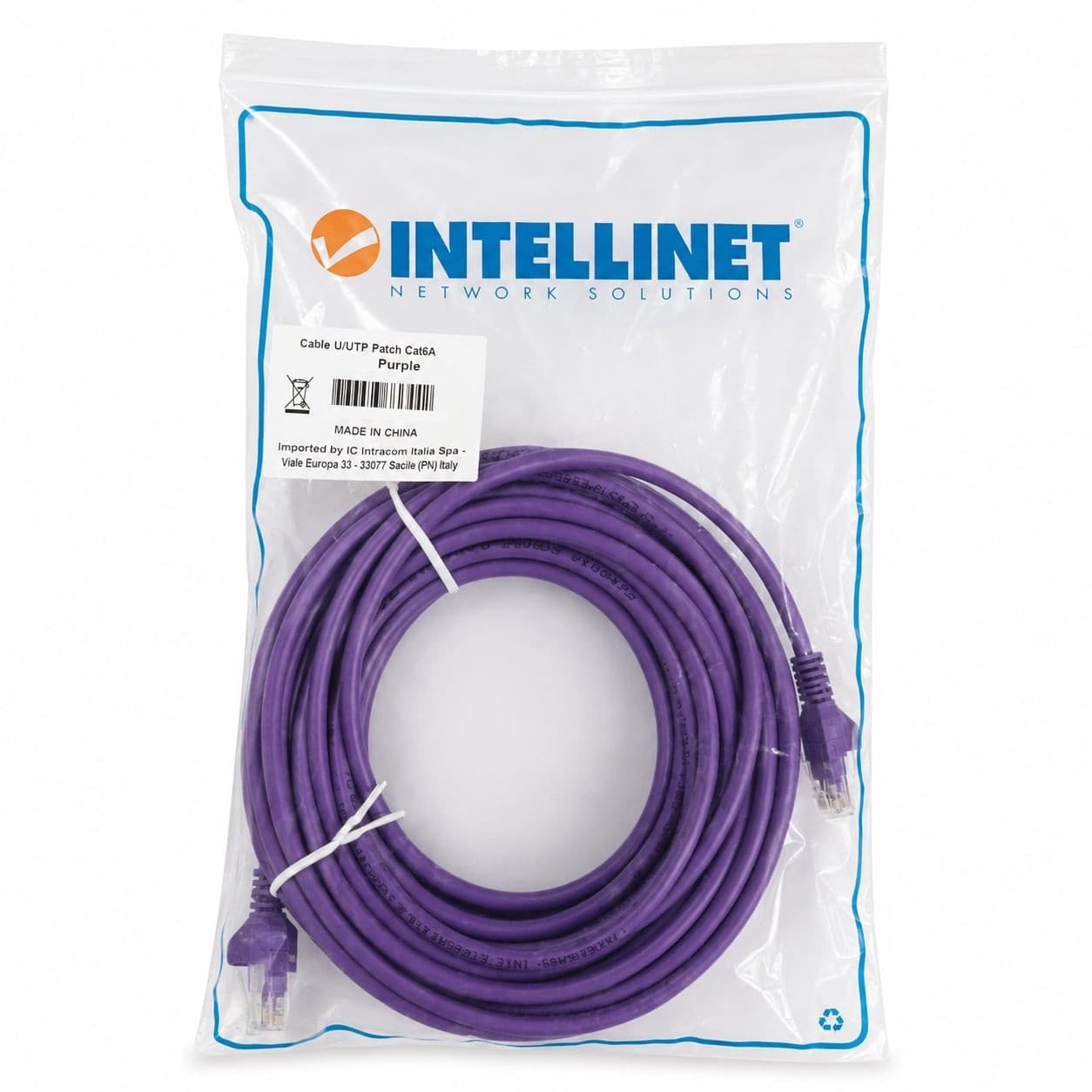 Cavo di rete Patch CCA Cat. 5e Viola UTP 10 mt - 5