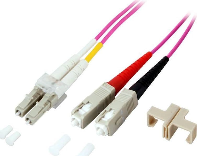 Cavo Fibra Ottica Multimodale OM4 SC/LC 50/125 10 m in  Scontolo.net - Potenza, commercioVirtuoso.it