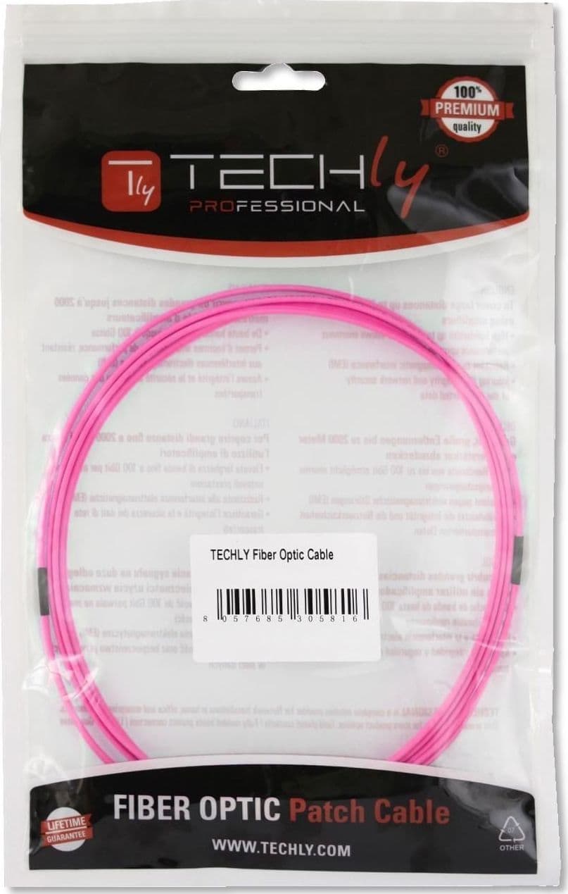 Cavo Fibra Ottica Multimodale OM4 SC/LC 50/125 10 m - 10