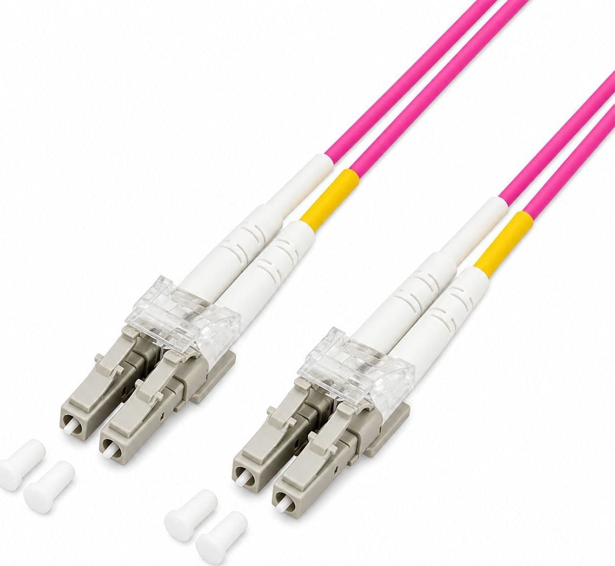 Cavo Fibra Ottica Multimodale OM4 LC/LC 50/125 2 m - 9