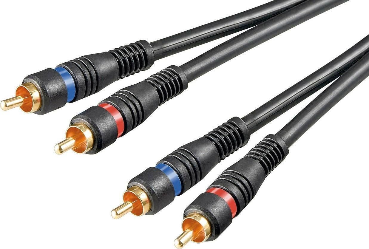 Cavo Audio 2RCA M/M 3 metri Alta qualit&agrave - 4