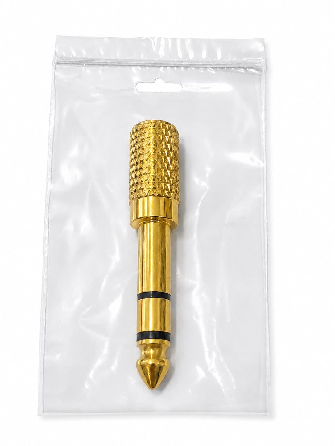 Adattatore audio stereo 6,35 mm a 3,5 mm metallo - 6