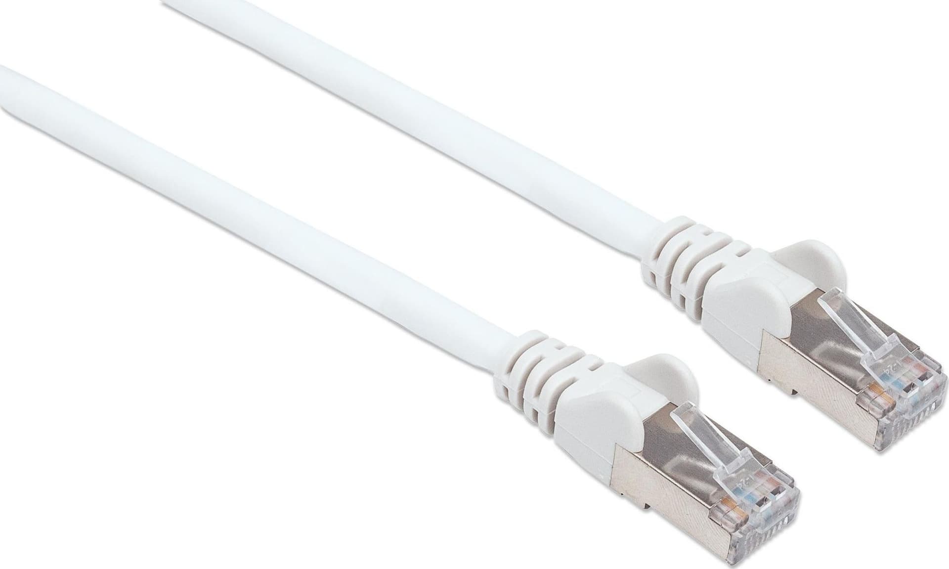 Cavo di rete Patch in rame Cat. 6 Bianco SFTP LSZH 1m - 10