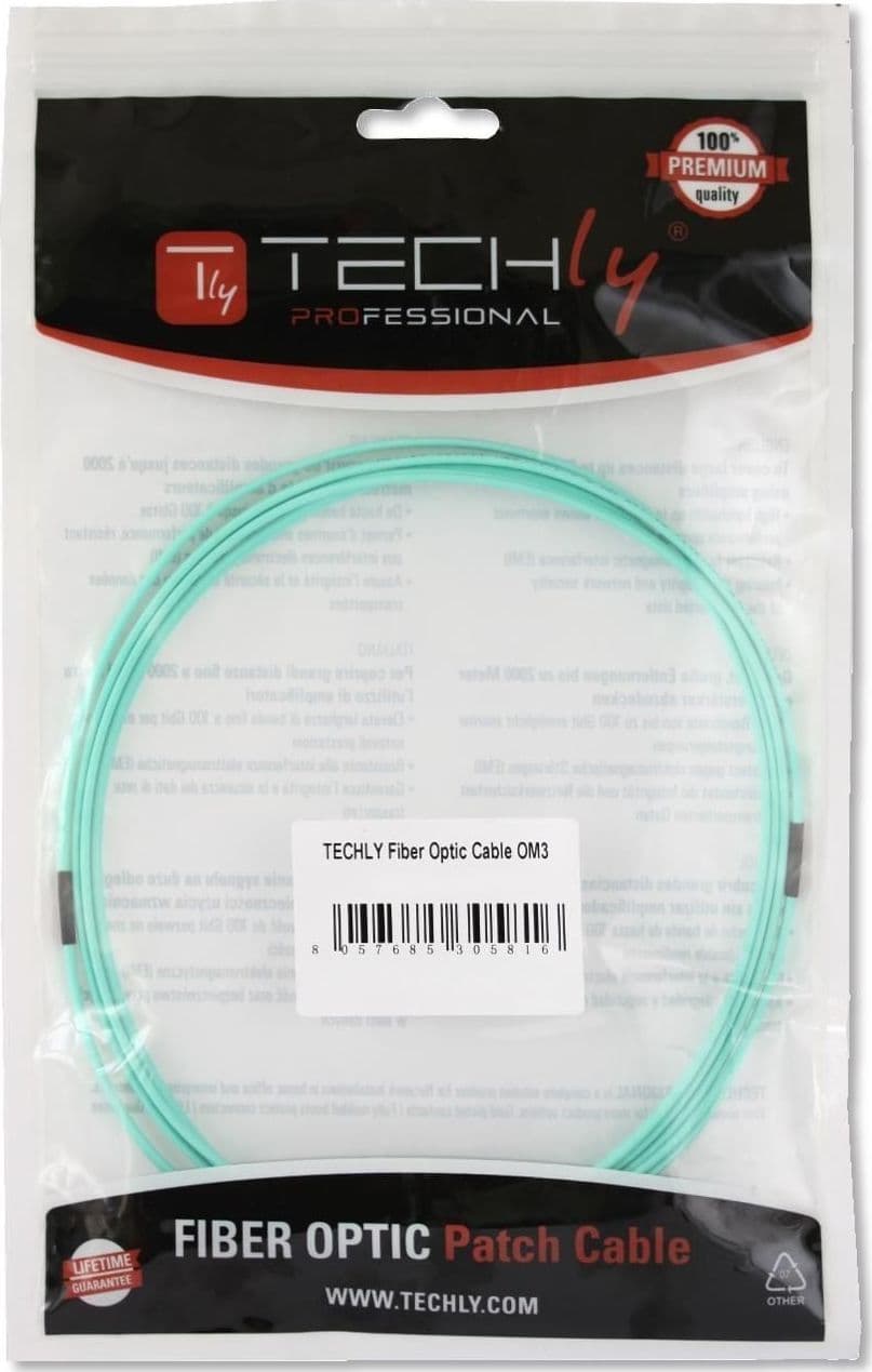Cavo Fibra Ottica Multimodale OM3 ST/LC 50/125 2 m - 11