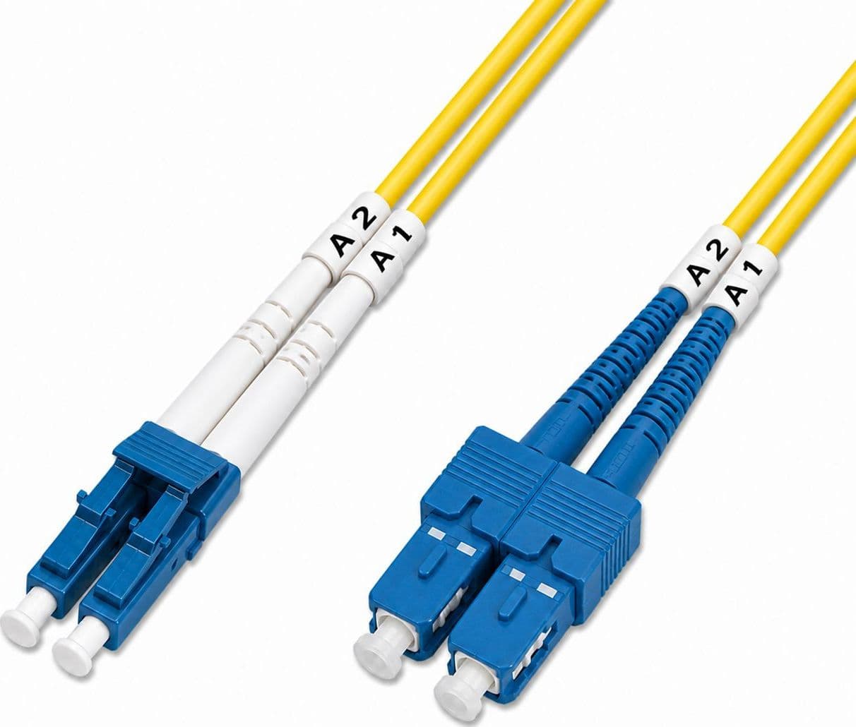 Cavo Fibra Ottica Monomodale OS2 SC/LC 9/125 1 m - 16